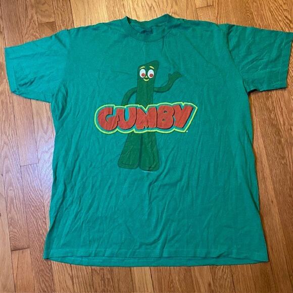 Gumby Other - Vintage Gumby Mens Size XXL 2010 Prema Toy Green Tee Tshirt Excellent Condition